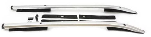 Galeries Toit pour Mitsubishi L200 pour Triton 2007-2024 Rails Barres Porte-Bagages Barre Transversale Supérieure Rail Boxes Barres Toit Aluminium Barres Toit(Noir)