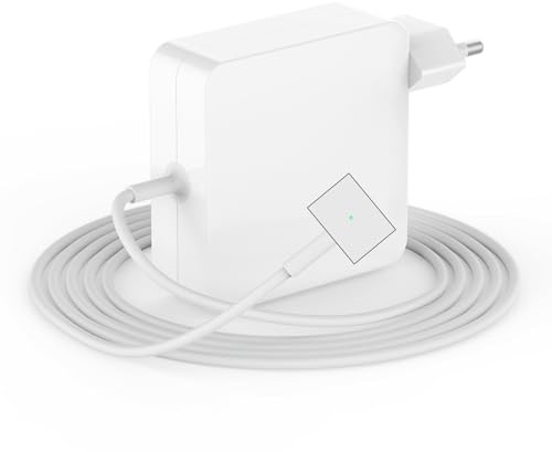 60W T-Tip Laddare, Ersättning Mac Book Pro Nätadapter, Bärbar Dator Snabbladdare Strömförsörjning Laddkabel för Mac Air 11/13 tum 2012/2013/2014/2015/2017/2018, Modeller A1290 A1425 A1465 A1466 A1502