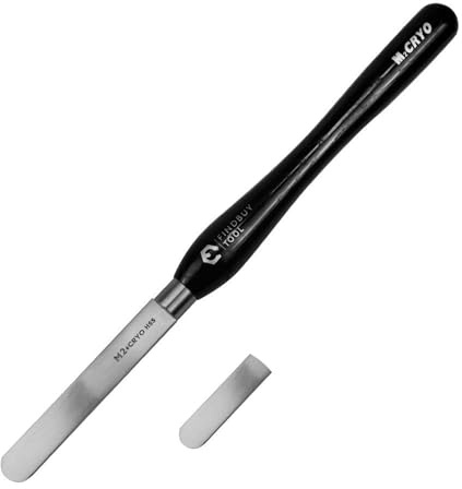 FindBuyTool - Attrezzi per tornitura del legno per tornio, raschietto rotondo da 2,5 cm, strumento per tornitura del legno, strumento per tornitura del legno, M2 HSS, per gli appassionati di