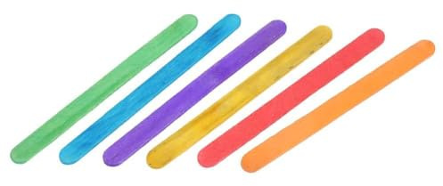Cryfokt Palo de Helado Colorido Artesanal, Barra de Hielo de Madera Artesanal para el Hogar, 300 Uds., Pequeño Electrodoméstico de Cocina