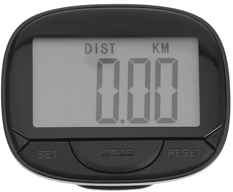 MAGICLULU Professional Large Screen Walking Pedometer Lightweight Tracker with Clip Calorie Counter for Seniors Random Color