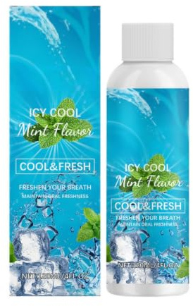 100ml Coconut Oil Pulling Mouthwash for Teeth Whitening&Fresh Breath,Whitening Coconut Pulling Oil,Oral Care Kit,Toothbrush & Tongue Scraper,Travel-Friendly Oral Care,Natural Teeth Whitening Mouthwash