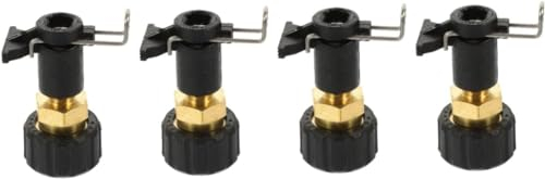 Gartenschlauch-Rohrspritzpistole, 4 Stück, Hochdruck-Rohradapter, Hochdruck-Duschkopf, Hochdruck-Autowaschwasser, Hochdruckschlauch, Handdüsenadapter, Hochdruckreiniger-Adapter, Vorspüler
