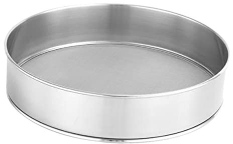 Hoement Setaccio per Farina e Zucchero Velo in Acciaio Inox Filtro Portatile per Pane Biscotti e Torte Previene Grumi negli Impasti
