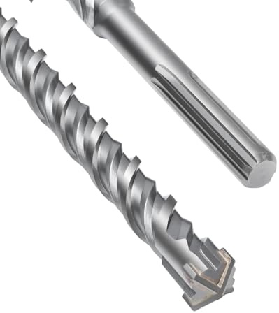 MOXPIFY Foret SDS Max 28 x 1000 mm pour béton et pierre | Longueur utile : 850 mm, longueur totale : 1000 mm, SDS-MAX (diamètre de la tige 18 mm), double spirale, foret à maçonnerie