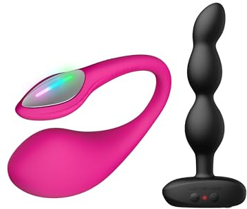 LOVENSE Lush 4 Vibrator Frauen LOVENSE Ridge Prostata Stimulation Männer | G-Punkt-Vibratoren Sex Spielzeug Vibrator mit App Steuerung Prostata Vibrator mit Stoßfunktion & 360° Rotation