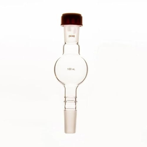 XIAOYANLIU Botella de Almacenamiento de disolvente cromatográfico con Puerto roscado Externo, 100 ml-1000 ml, unión 24/40, Vidrio de borosilicato, C41(100mL-C414100)