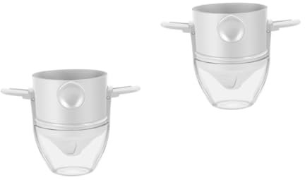 Alipis 2 Juegos dúo colador Fabricante pequeños filtros de café filtrar filtros de café reutilizables filtro de goteo de cafe filtros de cafetera abdominales