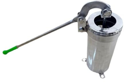 F Fityle Manuelles Handwasserpumpe, Edelstahl Wasser verwenden Tiefe Brunnenpumpe, Handkurbelabsaugung für Außenhof