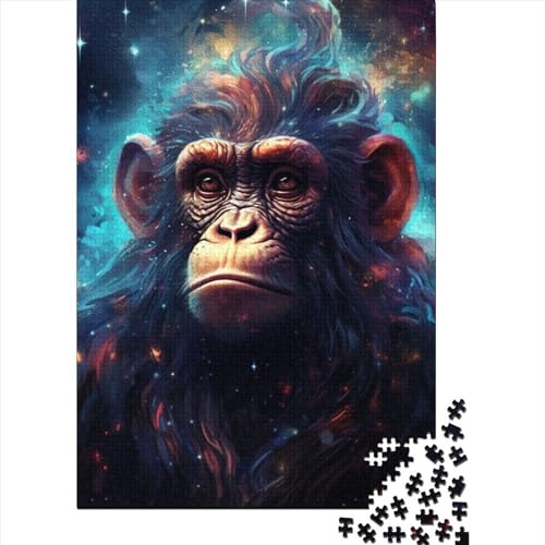 Monkey Puzzle 1000-teilige Schwer Puzzle Spielzeug Lernspiel Impossible Herausforderungsspielzeug Für Erwachsene Kinder 1000pcs (38x26cm)