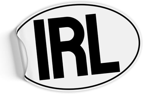 Finest Folia Country Number Plate Sticker 17.5 x 11.5 cm Certified according to DIN Standard Number Plate Sticker for Car Truck Motorhome Caravan Self-Adhesive Weatherproof R226 (14 Ireland)