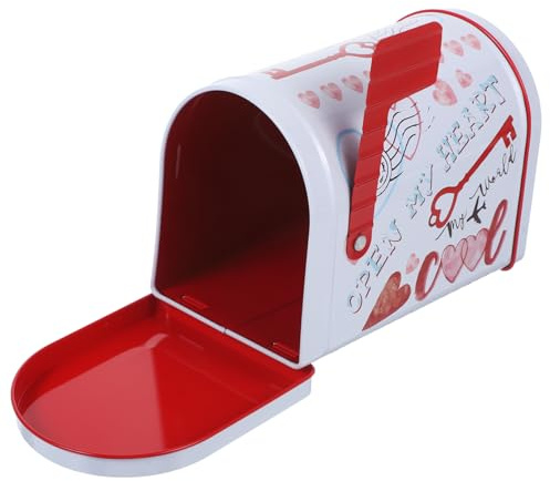 STOBAZA Keksdose aus Weißblech Süßigkeitendose für Feste Festtags-süßigkeitenbox Aufbewahrungsbox aus Weißblech Keksdosen mit Deckel Weißblechdose zum Verschenken Festtagsartikel