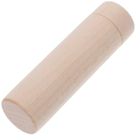 SEWOART Bâtonnet Nasal en Bois Vide pour Aromathérapie, Tube Portable en Bois Naturel, Accessoire Diffuseur D'huile Essentielle, Usage Personnel pour Bien-être Nasal
