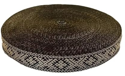 Ruban en Dentelle Jacquard tissé de 8 mètres for Rideau et Accessoire Vestimentaire, Taille 3, cm
