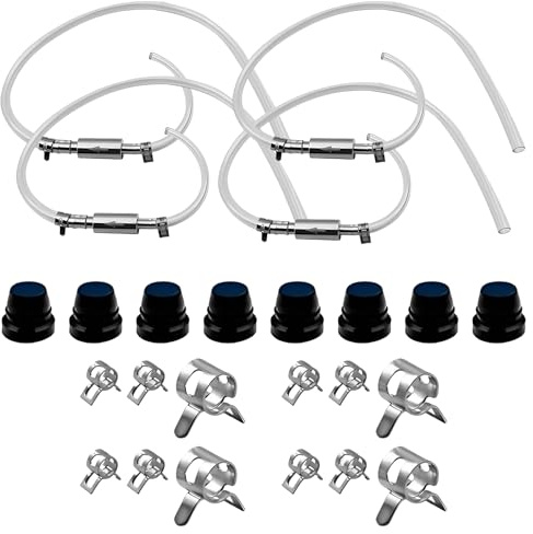 Raheem 4Pcs Brake Bleeder Kit One Way Check Valve Universal