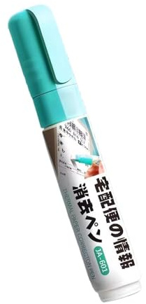 Stylo Effaceur d'Encre Thermique Portable - Gomme portable à embout large 8 mm,Stylo Effaceur Étiquettes Confidentialité Papier Thermique - Pour Adresse Identité Bureau École Domicile Colis