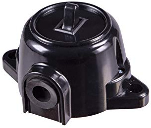 Aufputz Vintage Steckdose Lichtschalter Rund Retro Schalter Wechselschalter Serienschalter (Wechselschalter Schwarz)