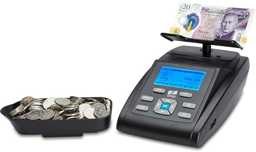 ZZap MS40 Banknote & Coin Counting Scale - Money Cash Currency Weighing Machine