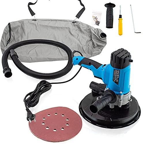 Bituxx Wand-Deckenschleifer Trockenbauschleifer Tellerschleifer Schleifmaschine 1200W 225mm inklusive Fangsack und Schleifpapier