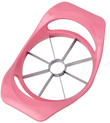 Fendawn Strive Robuster Obstschneider für den Haushalt, Apfelschneider, Melonenschneider, Küchenzubehör (Pink)