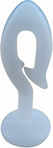 rewagi 10 Stück Steck Gleiter mit Rundkopf Ø 7mm - 8mm Gardinenhaken WIES für Gardinenschiene (Rundkopf Ø 7mm)