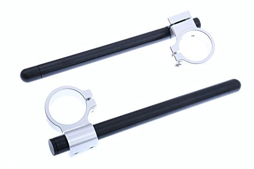 avdb-moto Paae erhöte Stummellenker/erhöte Klemmen 50 mm + Rohr kompatibel mit CBR 900 RR 929 954, VTR 1000 SP1 SP2, HORNET 600, CBR 1000 RR 2004-2015 (Schwarz)