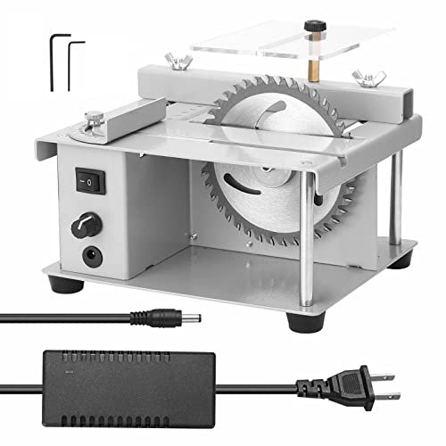 Mini Scie Sur Table 150W, Découpe De Scie À Table Multifonctionnelle, Scie De Coupe Électrique Pour Outil De Coupe D'artisanat De Modèle De Bricolage, Scies De Bureau Pour Bois Métal Plastique