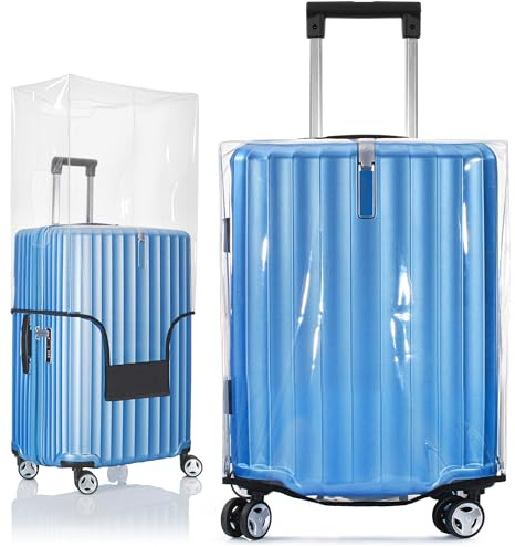 Copertura per Valigia - 20 (51cm) Protettore per Bagagli in PVC Trasparente per Borse da 50-53.5cm - Accessorio da Viaggio per la Protezione dei Bagagli - di BlueCosto