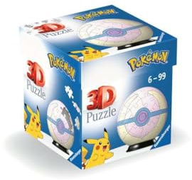 Ravensburger 3D Puzzle-Ball Heilball - Puzzle ab 6 Jahre | 54 Teile, Schwierigkeitsgrad 1/5, Durchmesser: ca. 7,5 cm, Ohne Klebstoff
