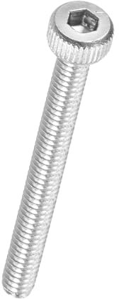 Kozelo 100pz Viti a Testa Cilindrica Esagonale - [M2-0.4 x 20mm] Acciaio Inossidabile 304 Filettatura Integrale Allen Drive per Motore Elettrico Ventola Stampa 3D Sostituzione, Argento