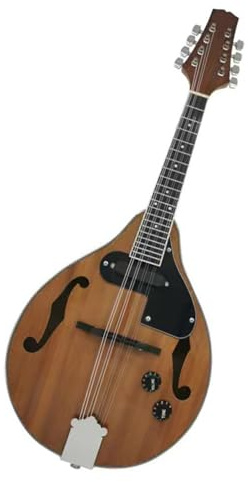 String Instrument Mandolin Electric Eight-string Mandolin Solid Wood Plug-in Guitar Mandolin(A-Wood)