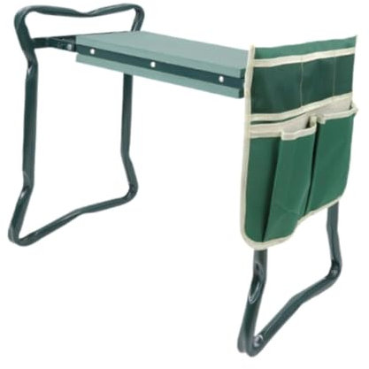 Gralara Sedile da Giardino Inginocchiatoio Robusto Sgabello Pieghevole Panca da Giardino per Giardinieri Anziani