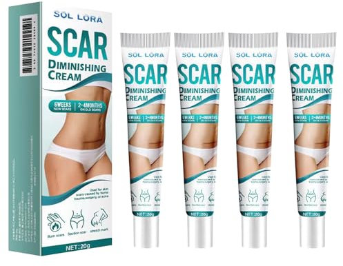 4Pcs Narbensalbe Nach Op Narbengel Narbencreme Nach Op Scar Cream Narben Gel Narbensalbe Nach Op Narbengel Narbencreme Nach Op Scar Cream Narben Gel für Körper Gesicht Dehnungsstreifen