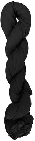 TOUTACOO, Foulard, Chèche, Echarpe, Tressé, 100% coton, Unisex - Couleur 10-Noir intense