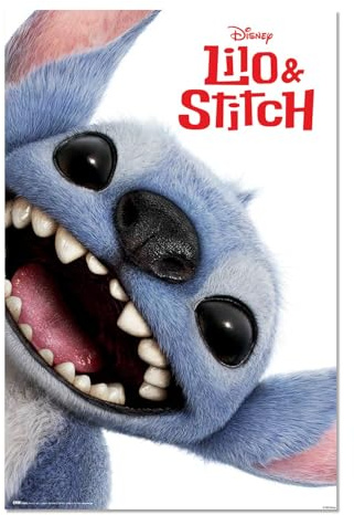 Grupo Erik Poster Stitch, Lilo y Stitch película LIVE ACTION - Laminas decorativas 61x91,5cm a todo color | Posters para pared ideal decoración habitación : Stich Regalos, Regalos Stitch niña