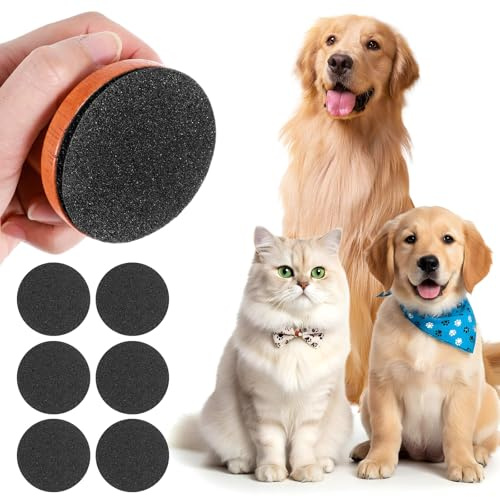 Lima per unghie per cani con 6 dischi sostituibili, per una cura sicura e facile delle unghie, la lavagna per unghie per cani garantisce unghie lisce e sane per cani e gatti