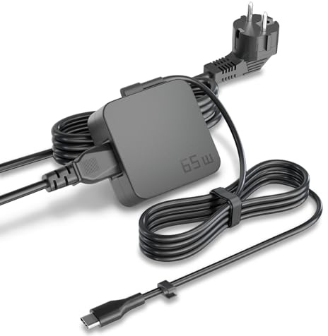 65W USB C Charger for ASUS Laptop Zenbook 3 13 14 S Deluxe UX390 UX390U UX325 UX325E UX325JA UX425 UX435 UX490 UX490UA UX393, Chromebook Flip C213 C302 C403, TYPE C Power Adapter