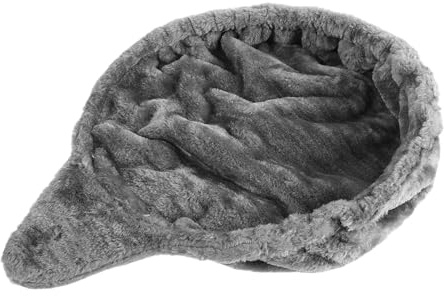 Luxshiny Soft Plush Cat Spoon Hammock Bed, Stylish round Basket with Fleece Material and Steel Ring, Comfortable Resting Space for Kitten Tower or Home Use, Versatile Replacement Accessory