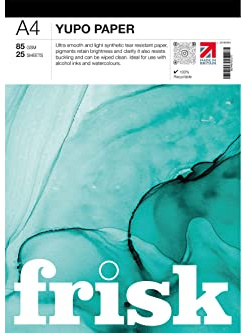 Frisk 23185004 Yupo Papierblock A4 85g/m², weiß