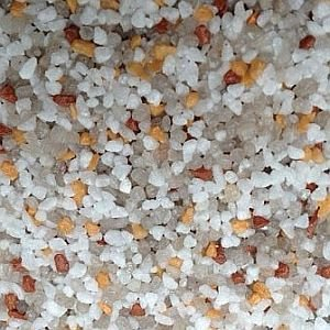 20kg Buntsteinputz Mosaikputz 1-2mm SOP31 Weiß/Natur/Terra/Hellbraun Wandputz - Hergestellt in Bayern -