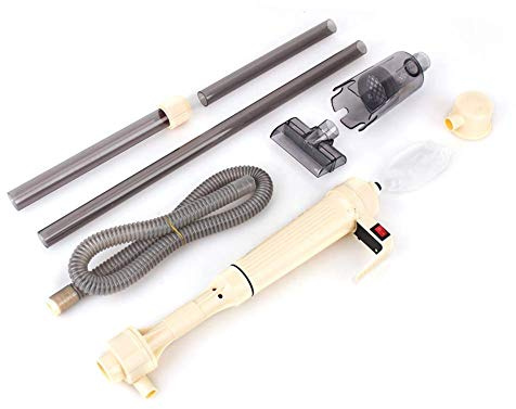 Garosa Aquarium Kies Staubsauger, Elektro Siphon Auto Aquarium Wasser Vakuum Kies Filter Filterreiniger, Batteriebetrieben