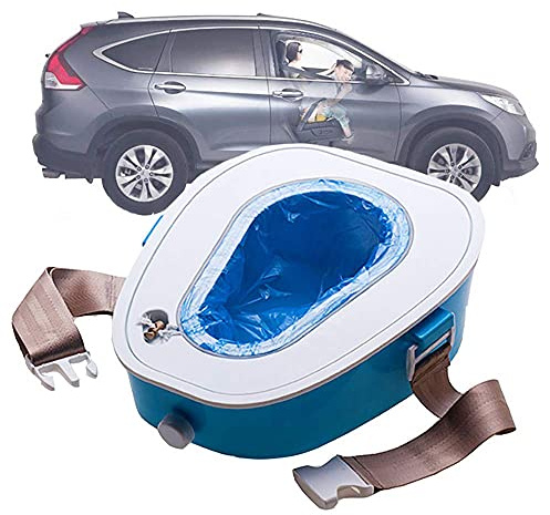 JTYX Mobiles Notfall Urinal Töpfchen für Erwachsene/Kinder/Schwangere/Alter Mann Tragbare Auto Camping Toilette für Outdoor, Camping, Reisen, Wandern