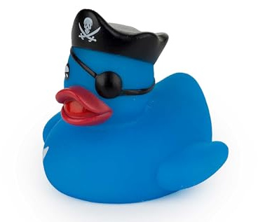 ISABELLE LAURIER - Jouet de Bain pour bébé et Enfant 1 2 3 Ans - 100% étanche - Canard de Bain pour Tout-Petit Pirate