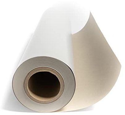LEIPA Packpapier | 1 Rolle 0,7m x 50m | 200g/m² | Grau/Weiß | Abdeck- & Schutzpapier für Verpacken, Versand & Umzug | 100% Recyclingpapier