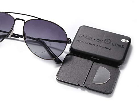 OuShiun Aufklebbarer Bifokal Objektive Lesebrillen Lupenbrille Abnehmbar für Sicherheit und Sonnenbrille OS8801