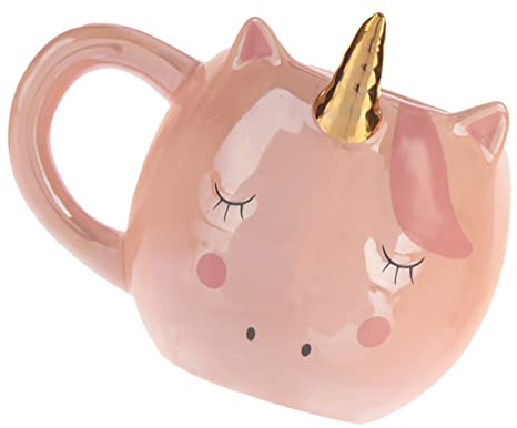 LIFKOME Stylish Ceramic Unicorn Mug Water Cup Milk Cup Home Office Hotel Material