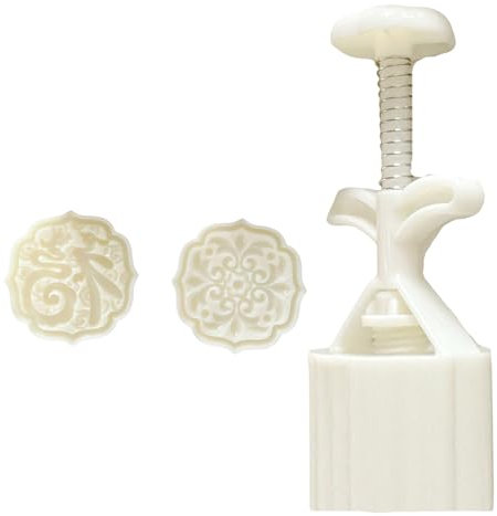 Happiness & Prosperity Mooncake Moulds. Delicate 75g Mooncake Moulds with Lucky Motifs for Cultural Celebrations