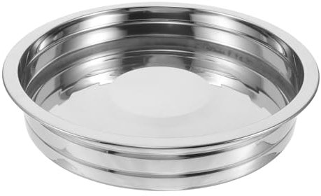CONGARTENO Convenient Stainless Steel Communion Plate Reusable Holy Tray for Church Services Elegant Design for Religious Ceremonies and Gatherings