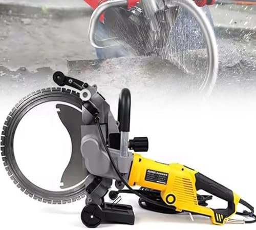Scie Circulaire électrique Pour Mur, Scie à Béton Toroïdale De 5 000 W, Profondeur De Coupe De 290 Mm, Machine De Découpe De Rainures électrique Pour Pierre, Mur, Fenêtre En Fer