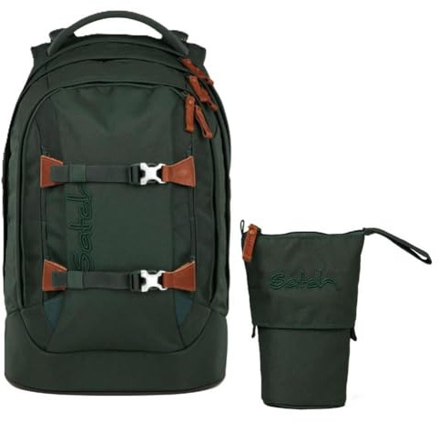 Satch Pack Nordic Skandi Edition Schulrucksack 2tlg. (Nordic Forest Green)